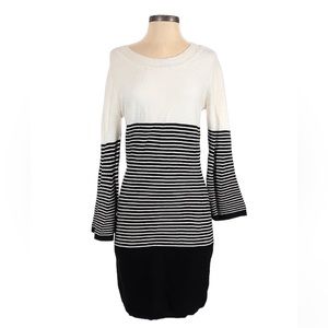 🔥SALE🔥 BB DAKOTA Bell Sleeve Sweater Dress - Small Colorblock Striped